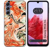 Tumundosmartphone Funda Silicona para Samsung Galaxy M34 5G diseño Mármol 12 Dibujos