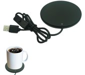 Calentador de tazas de café USB para escritorio, tazas de té, café, leche, posavasos, calentador de bebidas eléctrico inteligente, taza para bebidas con pantalla retroiluminada LED para el hogar, oficina, placa calefactora USB