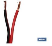 Cofan Rollo Cable Paralelo 100m Rojo/Negro 2x1.5