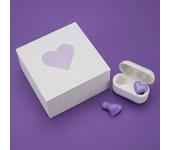 New Original Bluetooth Wireless Headphones Heart Shaped Earphones woman Earphone High Quality Heart Earbuds Girl Gift