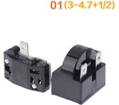 PTC Starter Relay Refrigerator Starter Relay Refrigerator Overload Protector Compatible with LG Refrigerator Compressor,Freezers