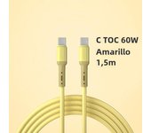 Fast Charging USB C To Type C Cable PD 60W USB C Liquid Soft Silicone Data Cord For Huawei Xiaomi 1.5m Mobile Phone USB C Wire