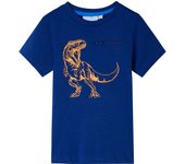 Camiseta Infantil de manga corta Dark Azul 128