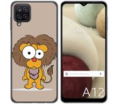 Tumundosmartphone Funda Gel Tpu para Samsung Galaxy A12 / M12 diseño Leon Dibujos