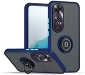 Matte Case for OPPO A60 A40 A40M A80 A79 5G A98 A78 A58 A38 A18 A3 Pro Rugged Armor Magnetic Ring Stand Shockproof Protect Cover