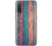 Tumundosmartphone Funda Gel Tpu para Xiaomi Mi 9 diseño Madera 10 Dibujos