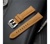 Vintage Frosted Genuine Leather Strap 22mm 20mm for Huawei Watch GT 4 3 46mm/ Amazfit GTS 3 GTR/Samsung Galaxy Watch 6 5 4 Band