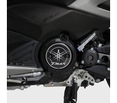 2 Pegatinas en Resina 3D Carter para Scooter Compatible con Yamaha TMAX 500-530 de 2001 en 2016 Carbon Gold