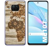 Tumundosmartphone Funda Gel Tpu para Xiaomi Mi 10T Lite diseño Madera 07 Dibujos