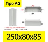 AG Type Waterproof DIY Housing Instrument Case ABS Plastic Project Box Storage Case Enclosure Boxes Electronic Supplies