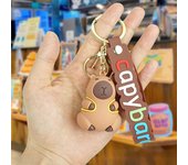 Cute Cartoon Capybara Pendant Fashion Creative Simulation Capybara Keychain Exquisite Backpack Decoration Accessories Gifts
