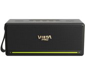 Vieta Pro Altavoz Potente de 56W Bluetooth de estilo Vintage con USB Player, TWS, Luces LED, Impermeable, USB tipo C, Aux-In, Batería de 10h estéreo inalámbrico Alegro