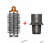 Upgraded Adapter Hair Dryer Automatic Curling Nozzle For Dyson Supersonic HD16 Nural Hair Dryer Accessories Cylinder Comb Nozzle