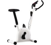 vidaXL Bicicleta Estática con Resistencia de Cinta Ejercicio Gimnasio Color Blanco,  Negro, y mas