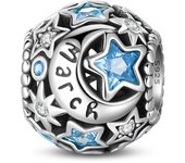 Original 925 Silver Colorful Zircon December Birthday Beads Fit Pandora Bracelet DIY Charm For Women Fine Jewelry Birthdays Gift