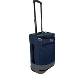 COSHANO Maleta de Tela Trolley Equipaje de Mano Cabina Viaje avión Ligera Plegable con Ruedas, aceptada por Todas Las aerolineas (Azul)