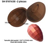 Egg Mold for Diy Easter Decorations Large 3D Breakable Easter Egg Surprise Chocolate Molds Easter Eggs Chocolate Silicone Molds