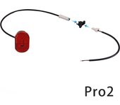 Rear Fender Tail Light For Xiaomi M365 Pro Pro2 Electric Scooter Foldable Resistant Taillight Smart Tail Cable Direct TailLight