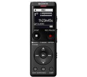 Sony icdux570 negra grabadora de voz digital oled 4gb pcm mp3 + bolsa de transporte
