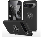 Magnetic Ring Holder Phone Case for Google Pixel 9 8 7 Pro 8A 7A 6A WIth Kickstand Plastic Hard Shell Shockproof Cover