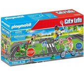 Playmobil Educación Vial Figuras para Niños 34 Piezas