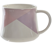 Item Taza de Gres 13 x 9,5 x 8,5 cm - Capacidad 385 ml - Diseño Multicolor - Apta para Lavavajillas y Microondas - Ideal para Café, Té y Bebidas Calientes - Resistente y Duradera - Perfecta para Uso Diario