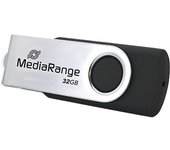 PENDRIVE 32GB USB-C 3.2 MEDIARANGE SILVER-BLACK