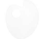 Acrylic Butterfly Square Oval Makeup Palette Spatula Liquid Foundation Eye Shadow Mixing Cream Pigments Cosmetic Beauty Tools