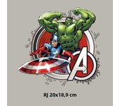 2PCS Marvel Superhero Spiderman Iron Man Hulk Cartoon Iron on Heat Transfer Patches Stickers Clothes Accessories Children Gift