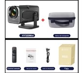 DITONG HY320 Mini  Native 720P Android 11 Projector 300ANSI Wifi6 BT5.0 4K Cinema Outdoor Portable 180 ° Rotable Projector