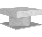 vidaXL Mesa de centro madera contrachapada 57x57x30 cm Blanco, Negro, Roble Sonoma Mesita de Salón o Comedor o Auxiliar Mesa de Café Meuble Salón