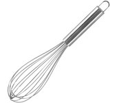 Fackelmann Batidor Varillas Acero Inoxidable, Color Inox, 26cm, 1 Unidad
