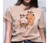 Bubu And Dudu Fashion 2024 Casual T-shirt Female Designer Top Female Street Clothing