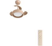 CREATE - Ventilador de techo 40W silencioso Ø55cm aspas retráctiles con luz LED - WIND CLEAR LAMP