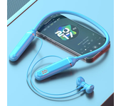 Wireless Earphones Bluetooth 5.3 Neckband Headphones Gaming LED Display HIFI Headset Sports TWS Earbuds With Mic TF Card