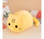 Plush Cat Toy Soft Cute Brown Stuffed Animal Cat Pillow Kids Students Toys Gifts Birthday For Lovers Gift Children Home Textile