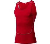 Camiseta sin mangas de compresión para hombre, chaleco de baloncesto transpirable de secado rápido para Fitness y culturismo