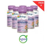 Solaray EcoPack 6 Ashwagandha 60 Capsulas