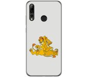 Tumundosmartphone Funda Gel Tpu para Huawei P Smart Plus 2019 diseño Leones Dibujos