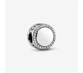 Charm de Botón Brillante para Grabar PANDORA - 798747C01