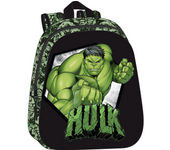 Mochila Escolar 3D Hulk 27X33X10Cm (Safta 622466890)