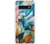 Funda compatible con Samsung Galaxy S10 - Flores Acuarela