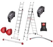 Hailo-1838289-Estabilizador recto de 105 cm para escaleras ProfiStep de 2 tramos