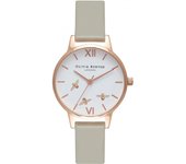 Olivia Burton Reloj Mujer Analogico Cuarzo con Correa de Piel sint�tica OB16CH03