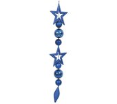 Gerimport Guirnalda Decoración Navidad Azul 130 Cm - Adornos Navideños Elegantes
