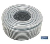 Cofan Manguera PVC Cristal con Refuerzo 6x12 Mm/100m - Ideal para Sistemas de Riego y Jardín