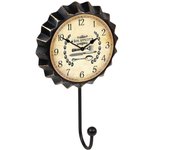 PERCHA Pared Vintage chapa botella RELOJ BON APPETIT Retro 110x190MM