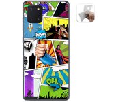 Tumundosmartphone Funda Gel Tpu para Samsung Galaxy Note 10 Lite diseño Comic Dibujos