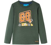 Camiseta Infantil de manga ancha Dark Green 104