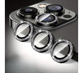 Glitter Bling Metal Glass Camera Lens Protector for Iphone 16 Promax 15 14 13 IPhone 12 11 Tempered Glass Lens Cover Accessories